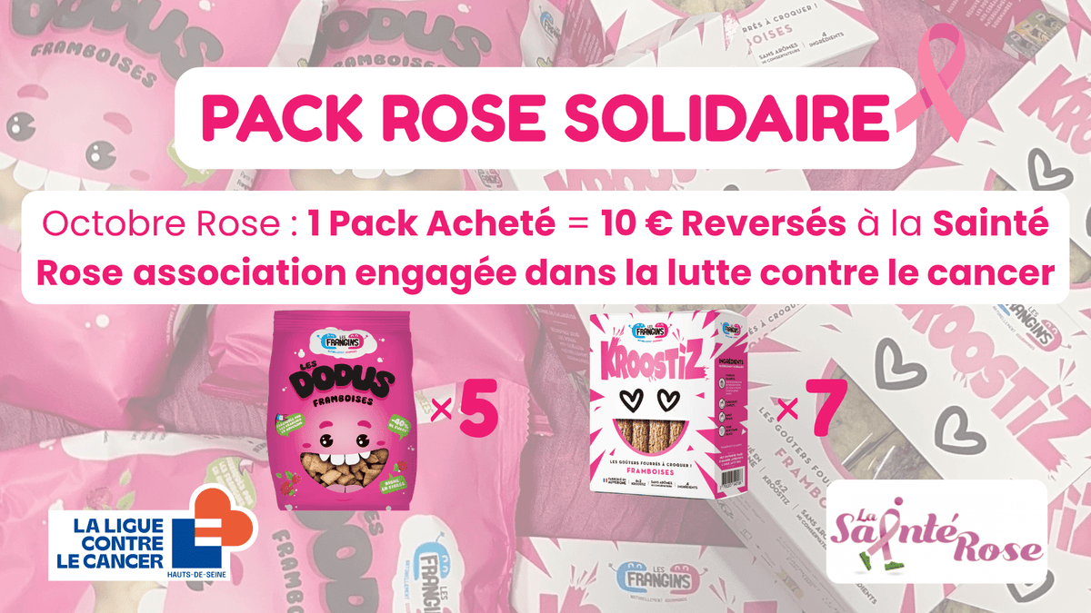 PACK Rose solidaire - Les Frangins