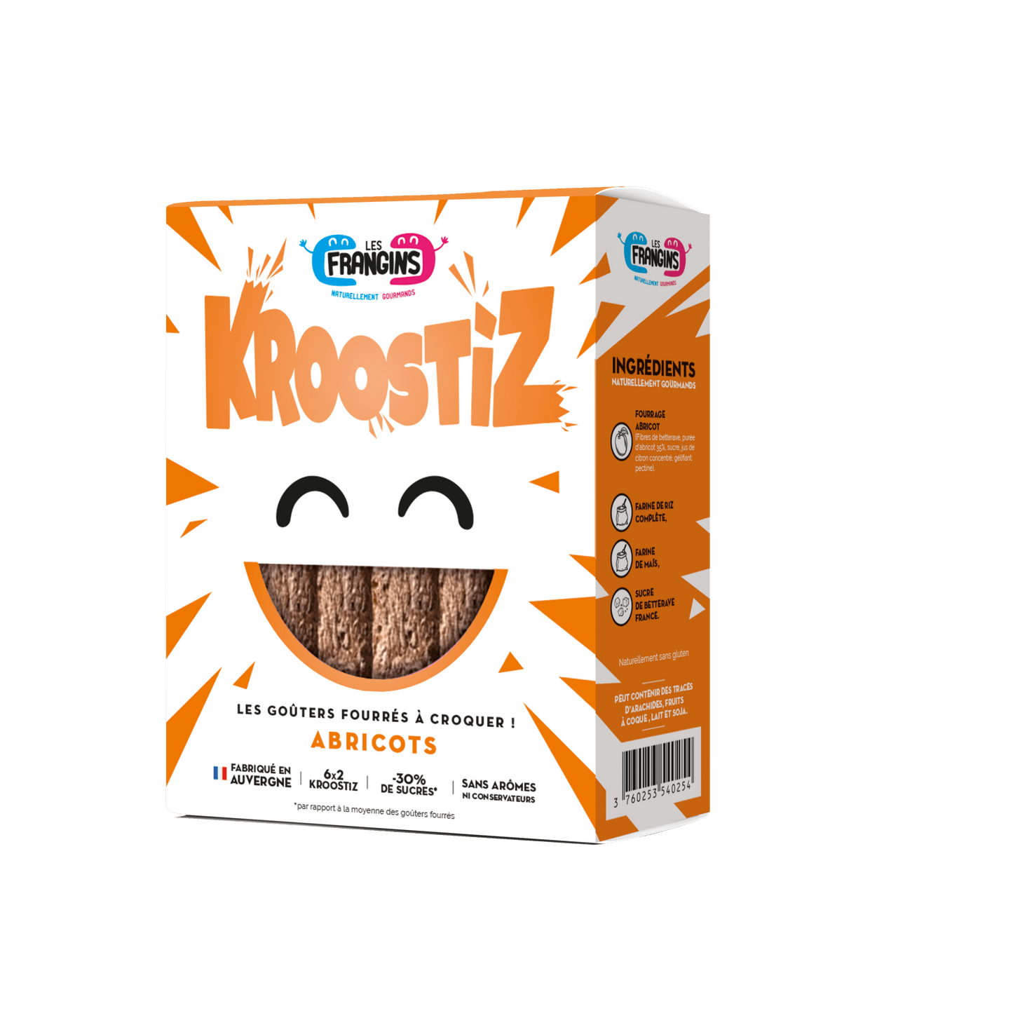 LES KROOSTIZ ABRICOTS 125g - Les Frangins