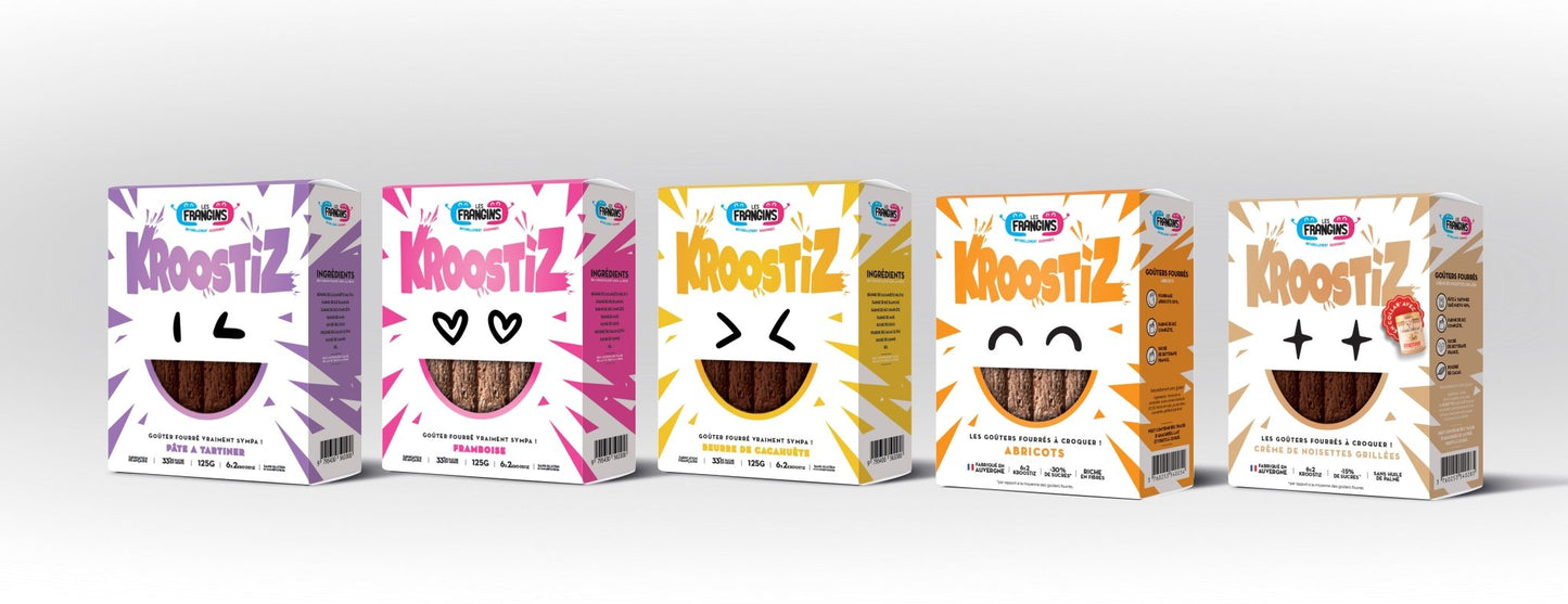 Pack de 16 goûters Les KROOSTIZ au choix - Les Frangins
